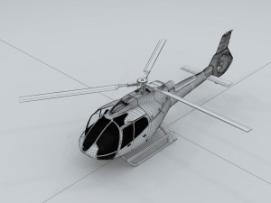 transport helicopter 75534 3D Model