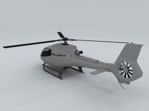 transport helicopter 75534 3D Model