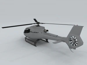transport helicopter 75534 3D Model
