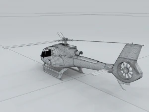 transport helicopter 75534 3D Model