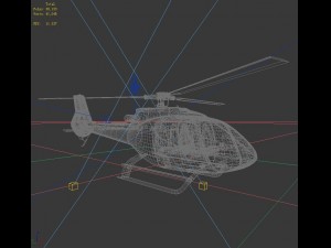 transport helicopter 75534 3D Model