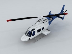 transport helicopter 75535 3D Model