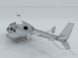 transport helicopter 75535 Modèle 3D