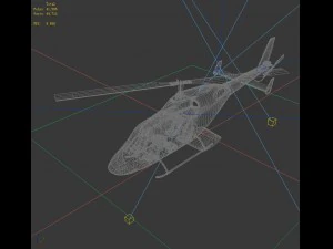 transport helicopter 75535 3D Model