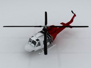 transport helicopter 75536 3D Model
