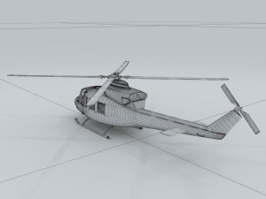 transport helicopter 75536 3D मॉडल