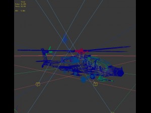 transport helicopter 76665 3D Model