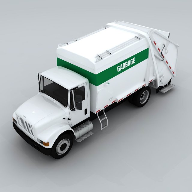 transport refuse removal vehicles 58521 Modello 3D .c4d .max .obj .3ds .fbx .stl .blend 