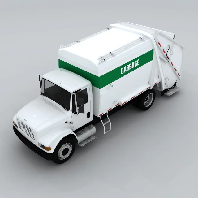 transport refuse removal vehicles 58521 3D Model .c4d .max .obj .3ds .fbx .stl .blend