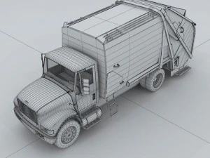 transport refuse removal vehicles 58521 3D Model