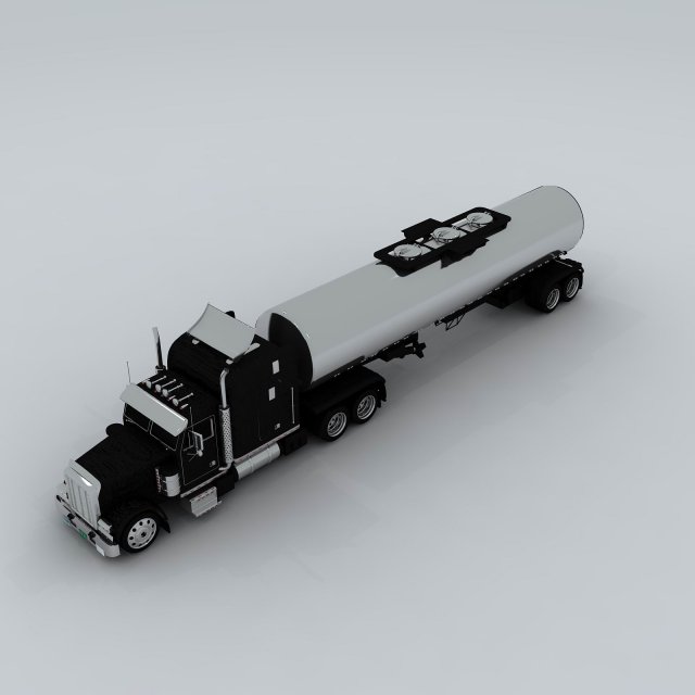 transport tanker 36020 3D Модель .c4d .max .obj .3ds .fbx .stl .blend 