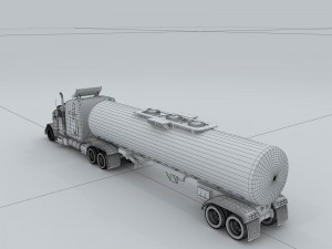 transport tanker 36020 3D Модель