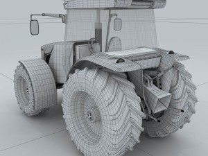 transport tractor Modelo 3D