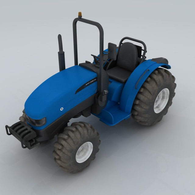 transport tractor 2 3D Model .c4d .max .obj .3ds .fbx .stl .blend 