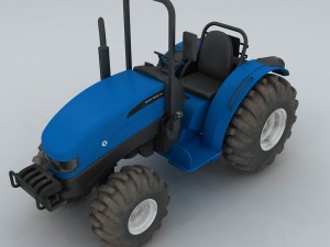 transport tractor 2 Modelo 3D