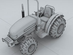 transport tractor 2 3D Model