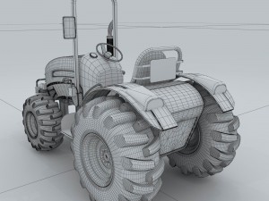 transport tractor 2 3D Model