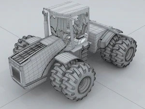 transport tractor 3 3D Model