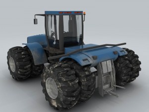 transport tractor 3 3D Model