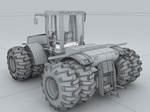 transport tractor 3 3D Model
