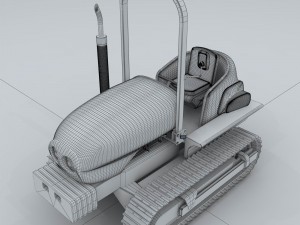transport tractor 4 3D 模型
