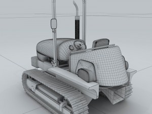 transport tractor 4 3D 模型