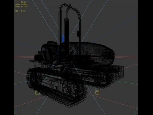 transport tractor 4 3D Model