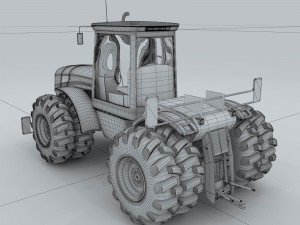 transport tractor 5 Model 3D