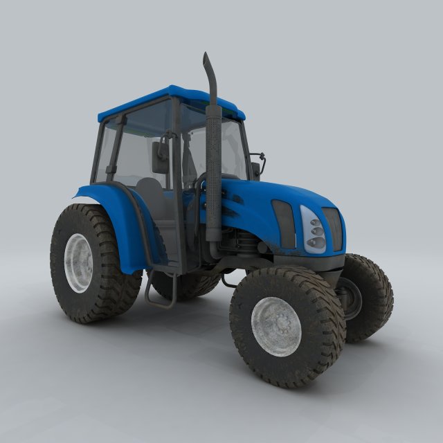 transport tractor 6 Modelo 3D .c4d .max .obj .3ds .fbx .stl .blend 