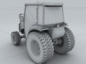 transport tractor 6 Modelo 3D