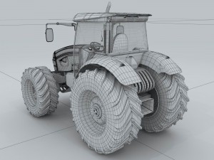 transport tractor 7 Modello 3D