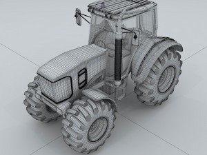 transport tractor9 Modello 3D