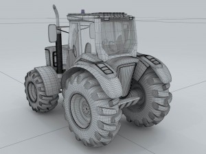 transport tractor9 Modello 3D