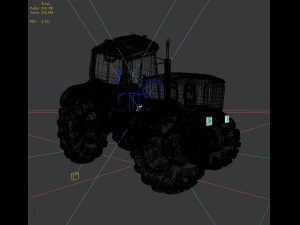 transport tractor9 3D Model