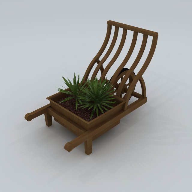 transport trolleys 74733 3D Model .c4d .max .obj .3ds .fbx .stl .blend 