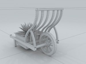 transport trolleys 74733 3D Model