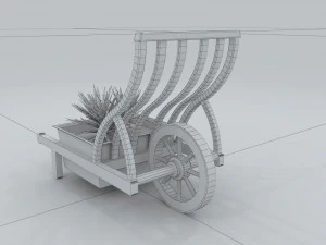 transport trolleys 74733 3D Model
