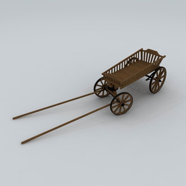 transport trolleys 74747 3D Model .c4d .max .obj .3ds .fbx .stl .blend 