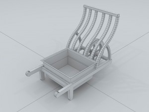 transport trolleys 74867 3D Model
