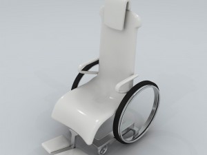 transport wheelchair d8104 Modelo 3D