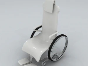 transport wheelchair d8104 3D Model