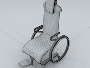 transport wheelchair d8104 Modello 3D