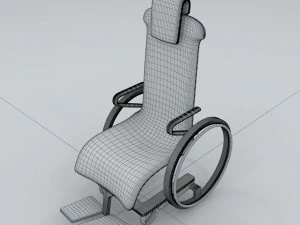 transport wheelchair d8104 3D Model