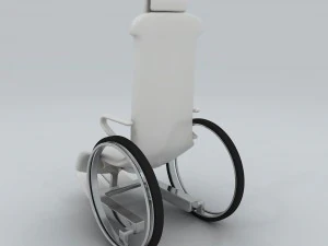 transport wheelchair d8104 3D Model