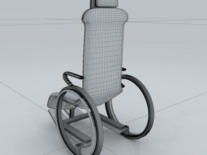 transport wheelchair d8104 Modello 3D