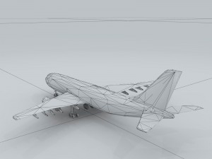 transportation - aircraft 01 3D Model