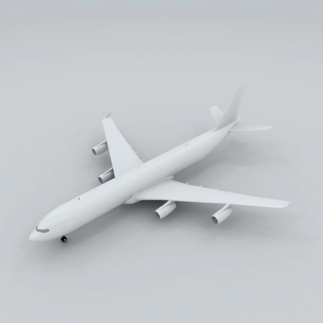 transportation - aircraft 02 3D Model .c4d .max .obj .3ds .fbx .stl .blend 