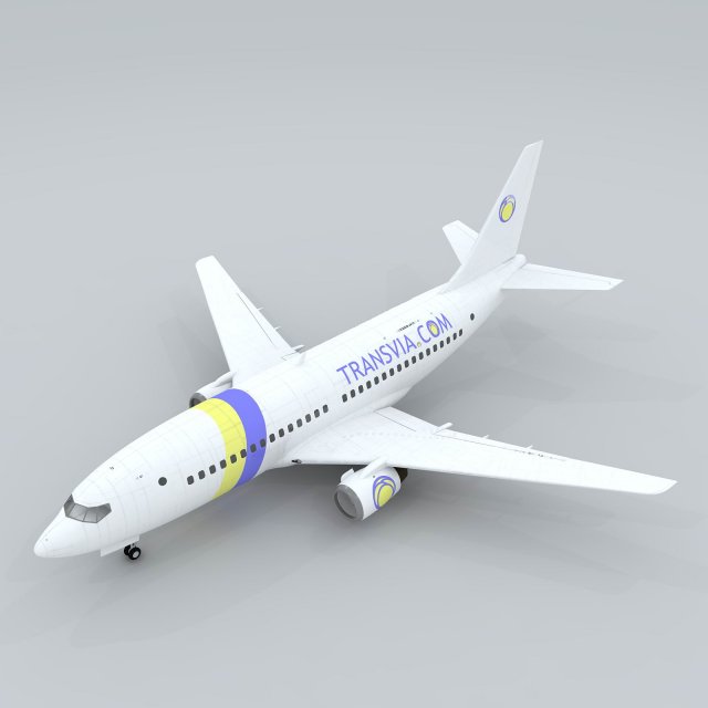 transportation - aircraft 04 Model 3D .c4d .max .obj .3ds .fbx .stl .blend 