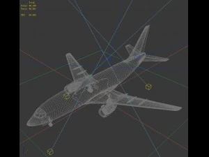 transportation - aircraft 04 3D Model