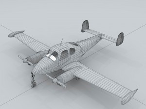 transportation - aircraft 09 Model 3D